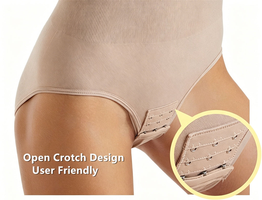 Postpartum shapewear bodysuit in skin tone