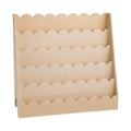 Lovelyz Montessori 5-tier front-facing kids bookshelf in light wood