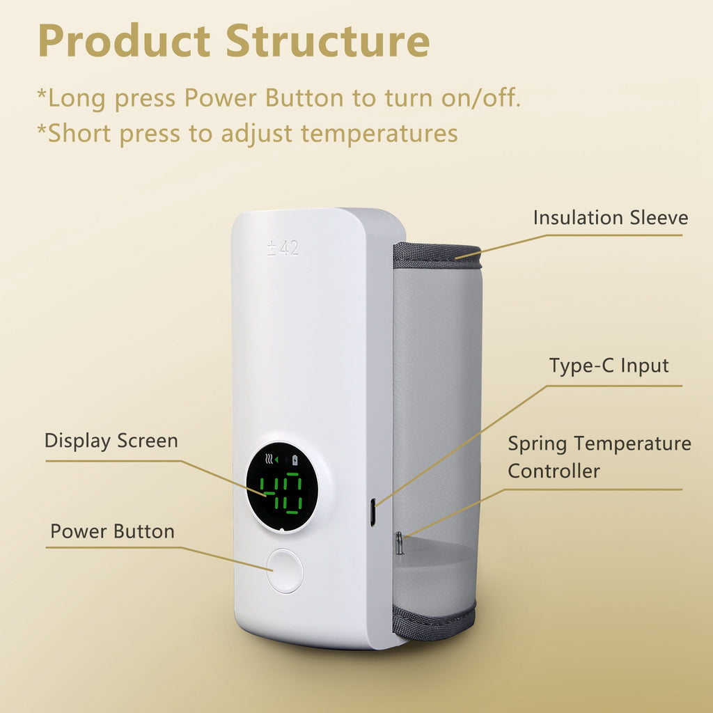 Rechargeable baby bottle warmer