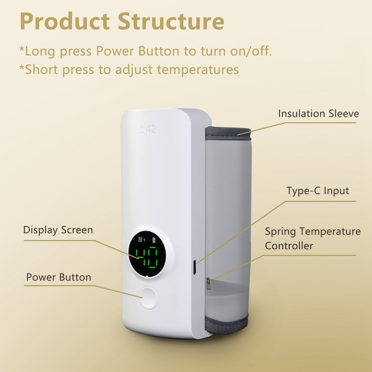 Rechargeable baby bottle warmer