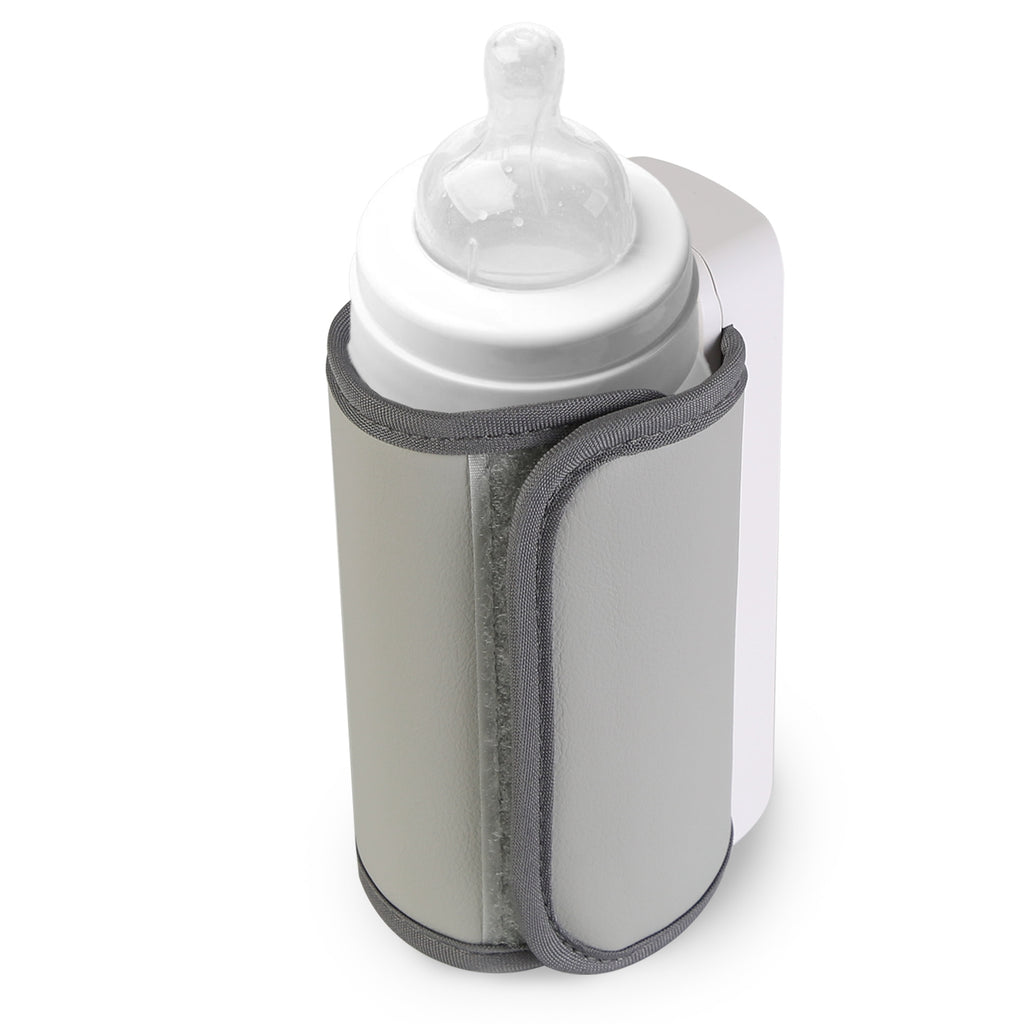 Bottle warmer keeps milk warm on the go
